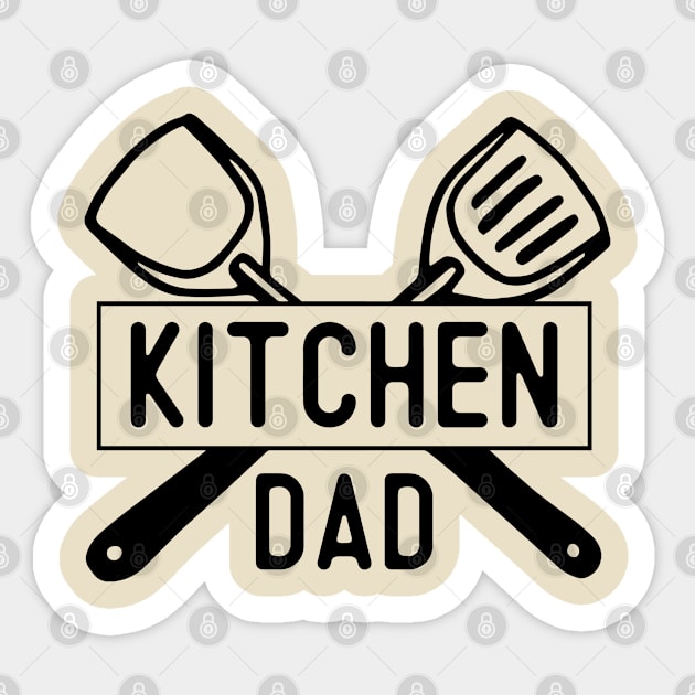 Dad Series: Kitchen Dad Sticker by Jarecrow 